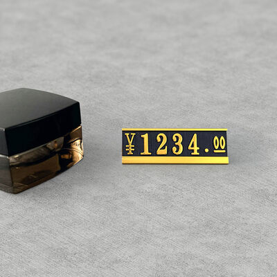 AaL-60-22 L Plastics Retail Price Display Tags Reusable With Aluminum Alloy Base