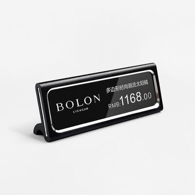 Single Sided Plastic Jewelry Price Display Stand For Supermarket Shelves