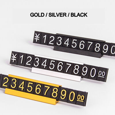 AaL-49-17 S Metal Base Embossed Digital Tags For Hotels Garments Shoes Bags Jewelry