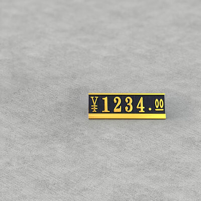 AaL-60-22 Plastic Retail Display Labels Adjustable For Jewelry Shop