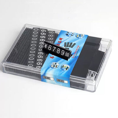 AaL-49-17 S Metal Base Counter Tags Labels For Supermarket Vegetable