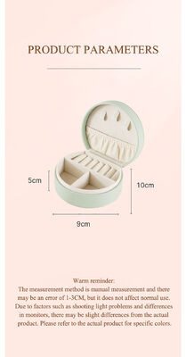 Small Fashion Travel Jewelry Organizer Sustainable For Necklaces