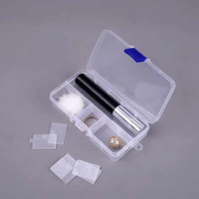 Orange 10 Grid Plastic Storage Box Removable Divider Organizer Box