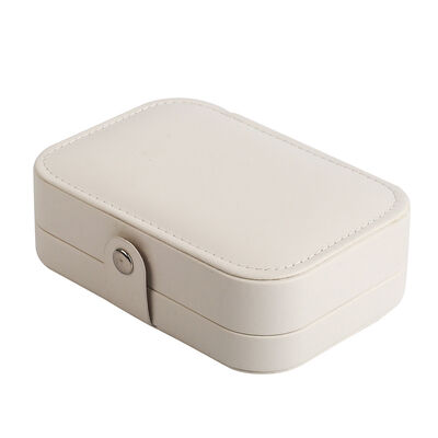Large Capacity Jewelry Organizer Box Scratch Free White For Rings Necklaces Earrings