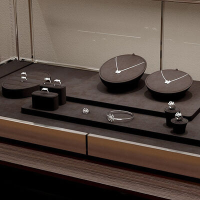 Microfiber Fabric Jewelry Display Props Custom Exhibition Ring Seat