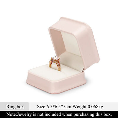 BPU03 PU Leather Square Luxury Gift Box Set For Jewelry Display And Packaging