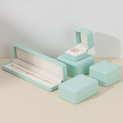 BPU03 PU Leather Square Luxury Gift Box Set For Jewelry Display And Packaging