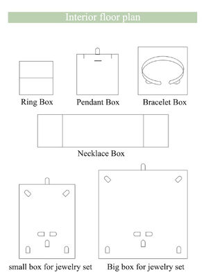 Custom Logo PU Leather Storage Box 6 Colors Ring Packaging Box