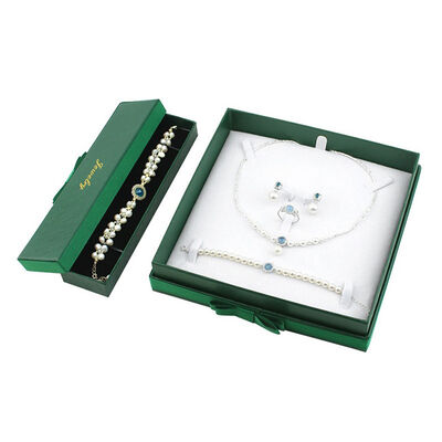 Customized Red Special Paper Box Stylish Jewelry Box For Rings